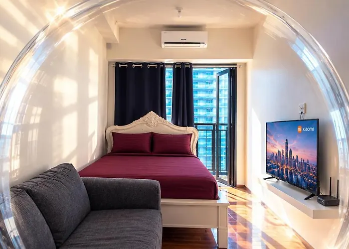 Balcony In Makati Air Residences Near Makati Cbd マニラ市